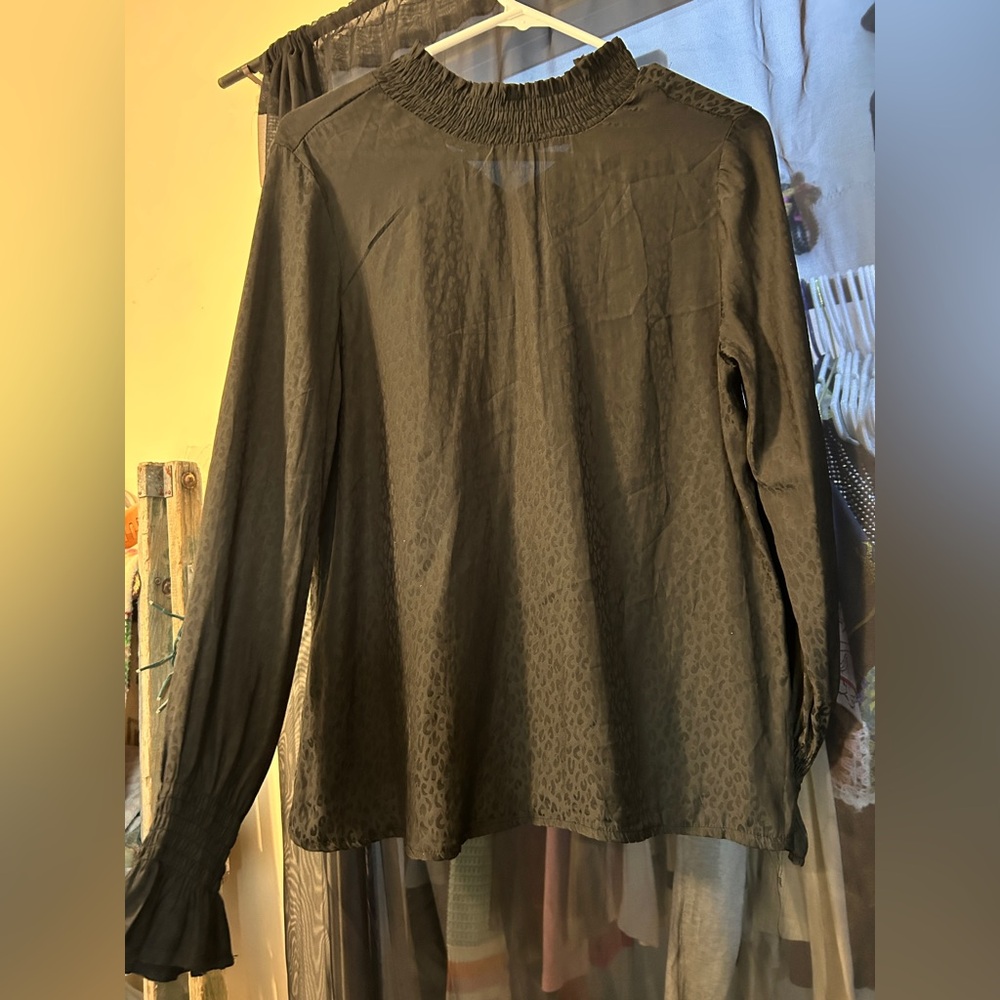 Women’s cheetah print blouse